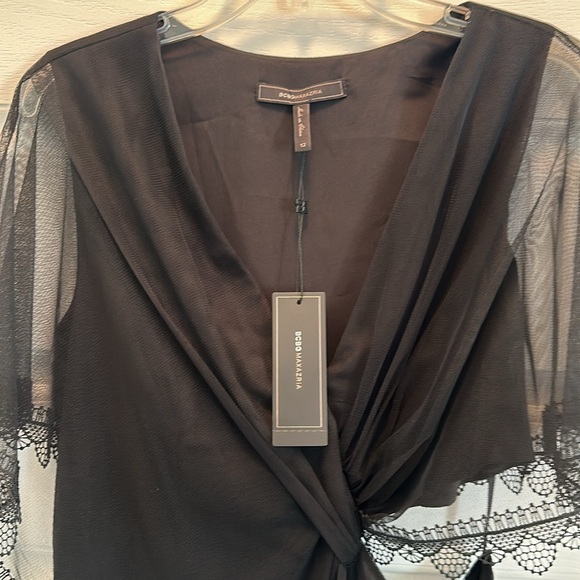 NWT bcbg maxazria azria womens cut out twist front capulet size - Picture 5 of 9